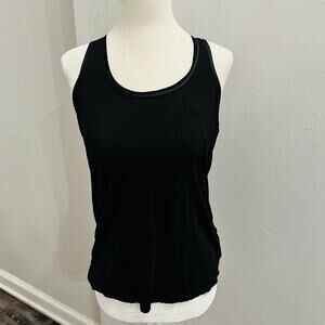White House Black Market Black Tank Top One Pocket Size XS